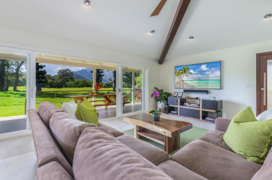 Lake House Emmalani Oasis - Luxe Designer Home with stunning Mountain Views, , on Kauai - Princeville in Hawaii - Lakehouse Vacation Rental - Lake Home for rent on LakeHouseVacations.com