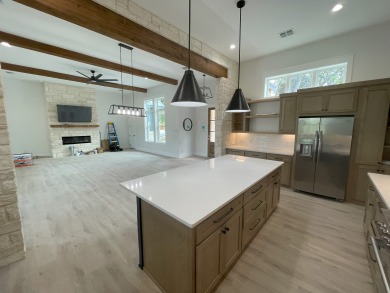 Lake House Luxurious Guadalupe Riverfront at Horseshoe Falls! 2 beautiful decks, firepit, , on Canyon Lake in Texas - Lakehouse Vacation Rental - Lake Home for rent on LakeHouseVacations.com
