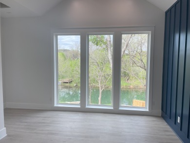 Lake House Luxurious Guadalupe Riverfront at Horseshoe Falls! 2 beautiful decks, firepit, , on Canyon Lake in Texas - Lakehouse Vacation Rental - Lake Home for rent on LakeHouseVacations.com