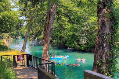Lake House COMAL RIVERFRONT! Across from Schlitterbahn! Walk to Downtown New Braunfels!, , on Guadalupe River - New Braunfels in Texas - Lakehouse Vacation Rental - Lake Home for rent on LakeHouseVacations.com