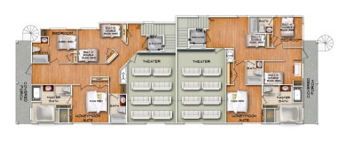 Lake House Cherry Grove Vacation Property 11B10.5B private poolspa, billiards, theater, , on Atlantic Ocean - North Myrtle Beach in South Carolina - Lakehouse Vacation Rental - Lake Home for rent on LakeHouseVacations.com