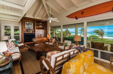 Lake House Gorgeous Haena beachfront home - Lihi Kai, Haena TVNC #4299, , on Kauai - Hanalei in Hawaii - Lakehouse Vacation Rental - Lake Home for rent on LakeHouseVacations.com