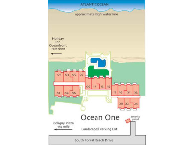 Lake House Ocean One 106 - Beach-side 1st Floor Condo, , on Atlantic Ocean - Hilton Head Island in South Carolina - Lakehouse Vacation Rental - Lake Home for rent on LakeHouseVacations.com