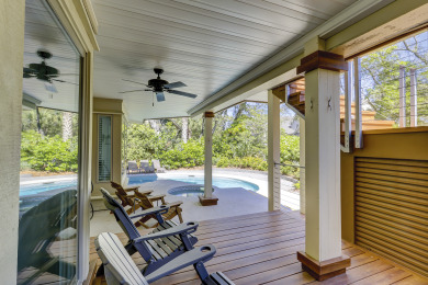 Lake House 2nd row beach home with multiple living spaces along with private pool & spa, , on Atlantic Ocean - Hilton Head Island in South Carolina - Lakehouse Vacation Rental - Lake Home for rent on LakeHouseVacations.com