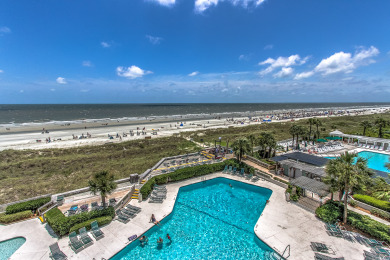 Lake House 3402 SeaCrest - Direct 180 Degrees OCEANFRONT views! Heated Pool MarchApril, , on Atlantic Ocean - Hilton Head Island in South Carolina - Lakehouse Vacation Rental - Lake Home for rent on LakeHouseVacations.com