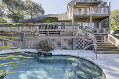 Lake House 128 Dune Ln-2nd row (20 yards) to the ocean with ocean glimpses. Private Pool, , on Atlantic Ocean - Hilton Head Island in South Carolina - Lakehouse Vacation Rental - Lake Home for rent on LakeHouseVacations.com