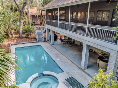 Lake House 4 Dogwood Lane - 3rd row (100 yards) from the ocean with Private Pool, , on Atlantic Ocean - Hilton Head Island in South Carolina - Lakehouse Vacation Rental - Lake Home for rent on LakeHouseVacations.com
