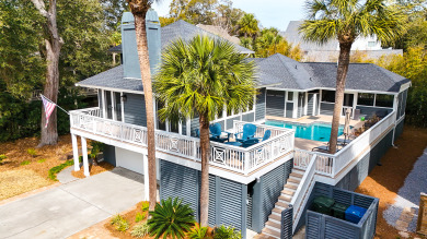 Lake House 5 Robin Street-3rd Row (225 feet) to the Ocean, Screened Porch & Private Pool, , on Atlantic Ocean - Hilton Head Island in South Carolina - Lakehouse Vacation Rental - Lake Home for rent on LakeHouseVacations.com