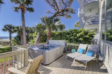 Lake House 104 Oceanwood - Beautiful Oceanfront 4 Bedroom home w Hot Tub, , on Atlantic Ocean - Hilton Head Island in South Carolina - Lakehouse Vacation Rental - Lake Home for rent on LakeHouseVacations.com