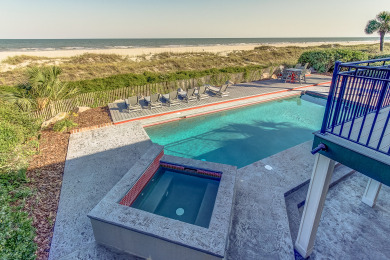 Lake House 9 Driftwood-Dog-Friendly, Oceanfront Home w Large 20 ft x 50 ft Pool., , on Atlantic Ocean - Hilton Head Island in South Carolina - Lakehouse Vacation Rental - Lake Home for rent on LakeHouseVacations.com