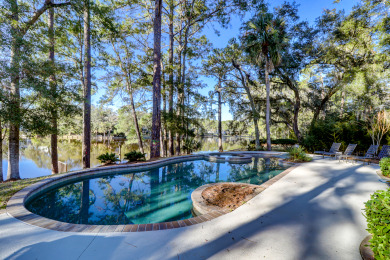Lake House 85 Mooring Buoy -Dock, Private Pool & Lagoon Views. 176 Yards to the ocean, , on Atlantic Ocean - Hilton Head Island in South Carolina - Lakehouse Vacation Rental - Lake Home for rent on LakeHouseVacations.com