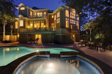 Lake House 12 Port Tack - 4 min walk to the ocean. Views of golf, lagoons & sunset, , on Atlantic Ocean - Hilton Head Island in South Carolina - Lakehouse Vacation Rental - Lake Home for rent on LakeHouseVacations.com