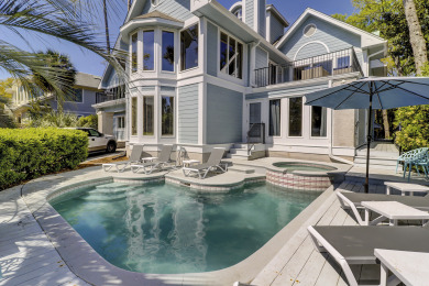 Lake House 5 Brigantine - 2nd row (25 yards) to the ocean . Great pool & patio area, , on Atlantic Ocean - Hilton Head Island in South Carolina - Lakehouse Vacation Rental - Lake Home for rent on LakeHouseVacations.com