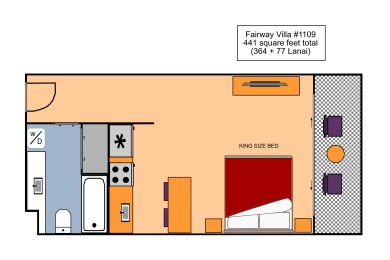 Lake House Renovated Waikiki Studio, Full Kitchen, Free Parking, 4 Blocks to Beach!, , on Oahu - Honolulu in Hawaii - Lakehouse Vacation Rental - Lake Home for rent on LakeHouseVacations.com