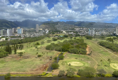 Lake House HIGH Floor wCanal, Mtn and Partial Ocean Views! AC, WD, WiFi, Pool,Parking!, , on Oahu - Honolulu in Hawaii - Lakehouse Vacation Rental - Lake Home for rent on LakeHouseVacations.com