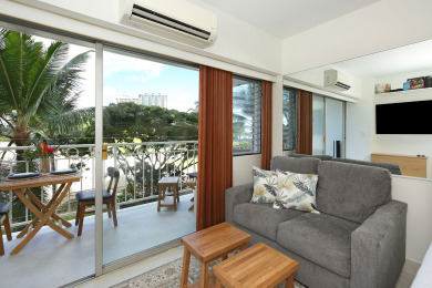 Lake House Just steps to beach! Gorgeous renovated park view condo at Waikiki Shore!, , on Oahu - Honolulu in Hawaii - Lakehouse Vacation Rental - Lake Home for rent on LakeHouseVacations.com