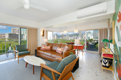 Lake House Fully Remodeled! Amazing OCEAN, Mountain, City Views! 2-Bed2-Bath Sleeps 6!, , on Oahu - Honolulu in Hawaii - Lakehouse Vacation Rental - Lake Home for rent on LakeHouseVacations.com