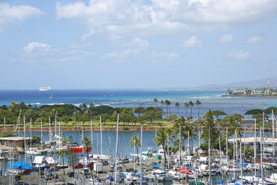 Lake House 11th Floor Waikiki Ocean, Lagoon & Marina Views! Walk to Beach! Washlet!, , on Oahu - Honolulu in Hawaii - Lakehouse Vacation Rental - Lake Home for rent on LakeHouseVacations.com