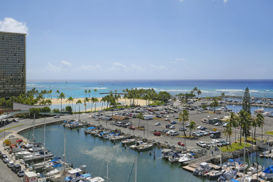 Lake House 11th Floor Waikiki Ocean, Lagoon & Marina Views! Walk to Beach! Washlet!, , on Oahu - Honolulu in Hawaii - Lakehouse Vacation Rental - Lake Home for rent on LakeHouseVacations.com