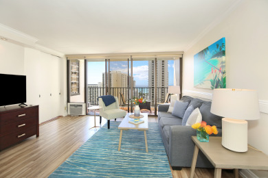 Lake House Gorgeously renovated 1-bedroom Waikiki suite with Ocean View! Parking, pool!, , on Oahu - Honolulu in Hawaii - Lakehouse Vacation Rental - Lake Home for rent on LakeHouseVacations.com