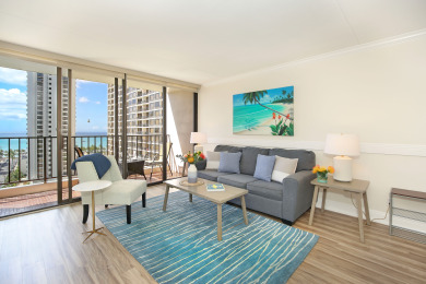 Lake House Gorgeously renovated 1-bedroom Waikiki suite with Ocean View! Parking, pool!, , on Oahu - Honolulu in Hawaii - Lakehouse Vacation Rental - Lake Home for rent on LakeHouseVacations.com