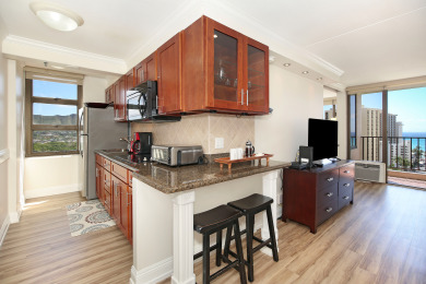 Lake House Gorgeously renovated 1-bedroom Waikiki suite with Ocean View! Parking, pool!, , on Oahu - Honolulu in Hawaii - Lakehouse Vacation Rental - Lake Home for rent on LakeHouseVacations.com