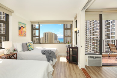 Lake House Gorgeously renovated 1-bedroom Waikiki suite with Ocean View! Parking, pool!, , on Oahu - Honolulu in Hawaii - Lakehouse Vacation Rental - Lake Home for rent on LakeHouseVacations.com