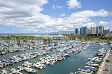 Lake House Waikiki Ocean, Lagoon & Marina Views! Short Walk to Beach, Restaurants & More, , on Oahu - Honolulu in Hawaii - Lakehouse Vacation Rental - Lake Home for rent on LakeHouseVacations.com