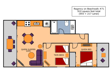 Lake House Heart of Waikiki With Partial Ocean View! Washlet! AC!, , on Oahu - Honolulu in Hawaii - Lakehouse Vacation Rental - Lake Home for rent on LakeHouseVacations.com