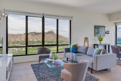 Lake House Fabulous Diamond Head and Ocean views from this two-bedroom penthouse suite!, , on Oahu - Honolulu in Hawaii - Lakehouse Vacation Rental - Lake Home for rent on LakeHouseVacations.com
