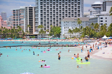Lake House Luxurious Ocean view 2-bed2-bath condo with Pool, Wi-Fi, Parking., , on Oahu - Honolulu in Hawaii - Lakehouse Vacation Rental - Lake Home for rent on LakeHouseVacations.com