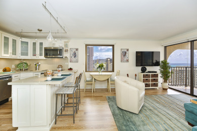 Lake House REMODELED Corner Unit with Ocean Views, 1 Free Parking, Wi-Fi, WasherDryer!, , on Oahu - Honolulu in Hawaii - Lakehouse Vacation Rental - Lake Home for rent on LakeHouseVacations.com