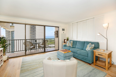 Lake House REMODELED Corner Unit with Ocean Views, 1 Free Parking, Wi-Fi, WasherDryer!, , on Oahu - Honolulu in Hawaii - Lakehouse Vacation Rental - Lake Home for rent on LakeHouseVacations.com