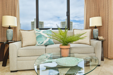 Lake House High Floor with GREAT Ocean Views! AC, WasherDryer, FREE Parking and Wi-Fi!, , on Oahu - Honolulu in Hawaii - Lakehouse Vacation Rental - Lake Home for rent on LakeHouseVacations.com