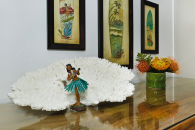 Lake House Upgraded Beachfront Studio on Quiet Waikiki beach with SwimmingSurfing!, , on Oahu - Honolulu in Hawaii - Lakehouse Vacation Rental - Lake Home for rent on LakeHouseVacations.com