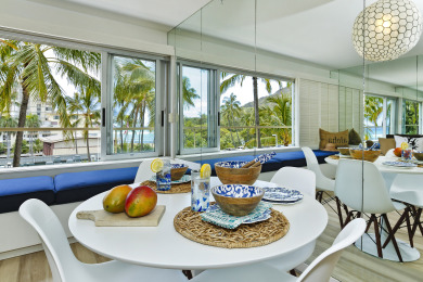 Lake House Upgraded Beachfront Studio on Quiet Waikiki beach with SwimmingSurfing!, , on Oahu - Honolulu in Hawaii - Lakehouse Vacation Rental - Lake Home for rent on LakeHouseVacations.com