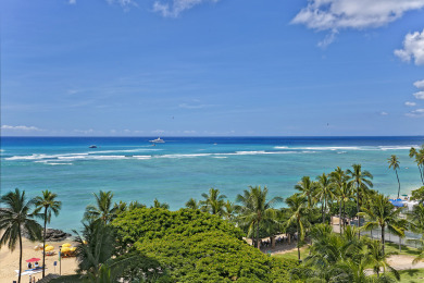 Lake House Wow! Ocean View Studio at Waikiki Shore, Just Steps to Waikiki Beach!, , on Oahu - Honolulu in Hawaii - Lakehouse Vacation Rental - Lake Home for rent on LakeHouseVacations.com