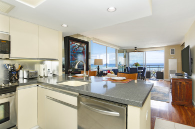 Lake House CORNER Unit with 11th Floor Waikiki Ocean, Lagoon & Marina Views! Washlet!, , on Oahu - Honolulu in Hawaii - Lakehouse Vacation Rental - Lake Home for rent on LakeHouseVacations.com