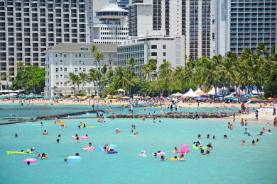 Lake House CORNER Unit with 11th Floor Waikiki Ocean, Lagoon & Marina Views! Washlet!, , on Oahu - Honolulu in Hawaii - Lakehouse Vacation Rental - Lake Home for rent on LakeHouseVacations.com
