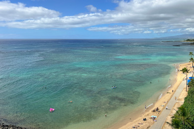 Lake House Luxurious BEACHFRONT Condo with Fabulous Ocean Views at Waikiki Shore!, , on Oahu - Honolulu in Hawaii - Lakehouse Vacation Rental - Lake Home for rent on LakeHouseVacations.com