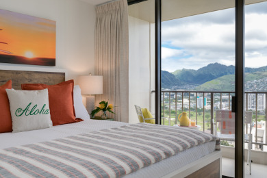 Lake House High floor with AC and Tropical Ko'olau Mountain views! Washlet!, , on Oahu - Honolulu in Hawaii - Lakehouse Vacation Rental - Lake Home for rent on LakeHouseVacations.com