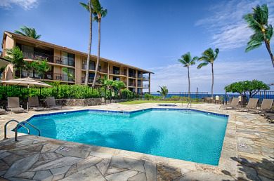 Lake House Kona Makai 2-102 Beautifully appointed, Ground Floor, Wifi, AC!, , on Big Island - Kailua-Kona Bay  in Hawaii - Lakehouse Vacation Rental - Lake Home for rent on LakeHouseVacations.com