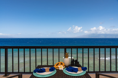 Lake House Oceanfront Penthouse on Kaanapali Beach,1BR1BA, AC,Views of Lanai & Molokai, , on Maui - Lahaina in Hawaii - Lakehouse Vacation Rental - Lake Home for rent on LakeHouseVacations.com