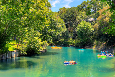Lake House Across from Schlitterbahn! Walk to Downtown New Braunfels!, , on Guadalupe River - New Braunfels in Texas - Lakehouse Vacation Rental - Lake Home for rent on LakeHouseVacations.com