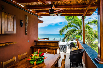 Lake House Beachfront Modern 3BR Penthouse Roof top & ocean views, sleeps 7, , on  in Guanacaste - Lakehouse Vacation Rental - Lake Home for rent on LakeHouseVacations.com