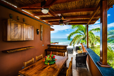 Lake House Beachfront Modern 3BR Penthouse Roof top & ocean views, sleeps 7, , on  in Guanacaste - Lakehouse Vacation Rental - Lake Home for rent on LakeHouseVacations.com