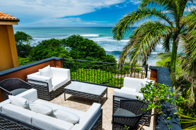 Lake House Beachfront Modern 3BR Penthouse Roof top & ocean views, sleeps 7, , on  in Guanacaste - Lakehouse Vacation Rental - Lake Home for rent on LakeHouseVacations.com