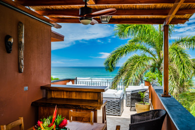 Lake House Beachfront Modern 3BR Penthouse Roof top & ocean views, sleeps 7, , on  in Guanacaste - Lakehouse Vacation Rental - Lake Home for rent on LakeHouseVacations.com