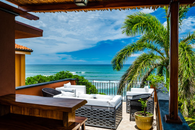 Lake House Beachfront Modern 3BR Penthouse Roof top & ocean views, sleeps 7, , on  in Guanacaste - Lakehouse Vacation Rental - Lake Home for rent on LakeHouseVacations.com