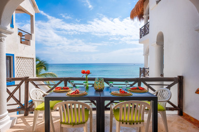 Lake House Stunning view of Half Moon Bay in this upscale condo! Pool, AC and WiFi!, , on  in Quintana Roo - Lakehouse Vacation Rental - Lake Home for rent on LakeHouseVacations.com